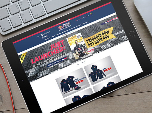 Red Bull Ampol Racing Team eCommerce Shop