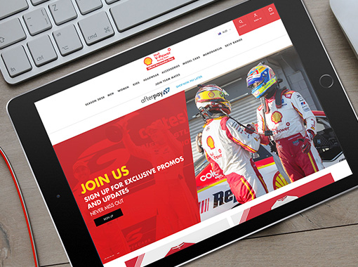Shell V-Power Racing Team eCommerce Shop