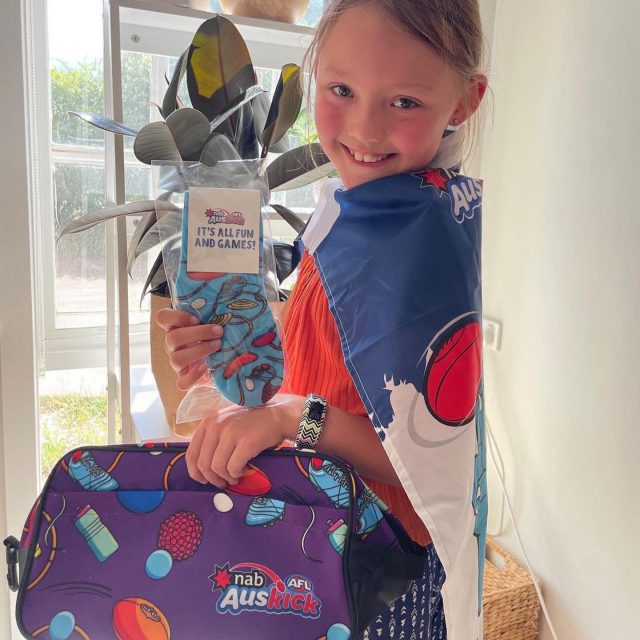 Another season delighting Auskickers throughout Australia with their awesome participant  NAB AFL Auskick packs. We are always proud to be involved in this great program! @aflauskick #tpfsports #auskick #connectingbrandswithfans 
 Image via @aflauskick 
Join the fun in 2022 and register at play.afl/auskick